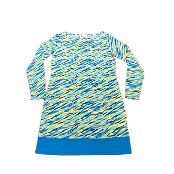 Michael Kors Long Sleeve Border Dress, Limeade, Size S, NWT - Picture 4 of 10